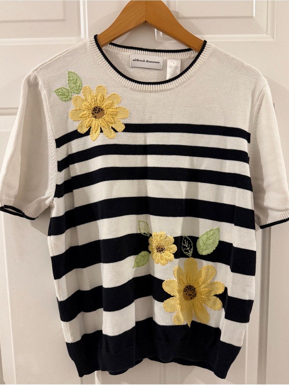 Alfred Dunner short-sleeve sweater